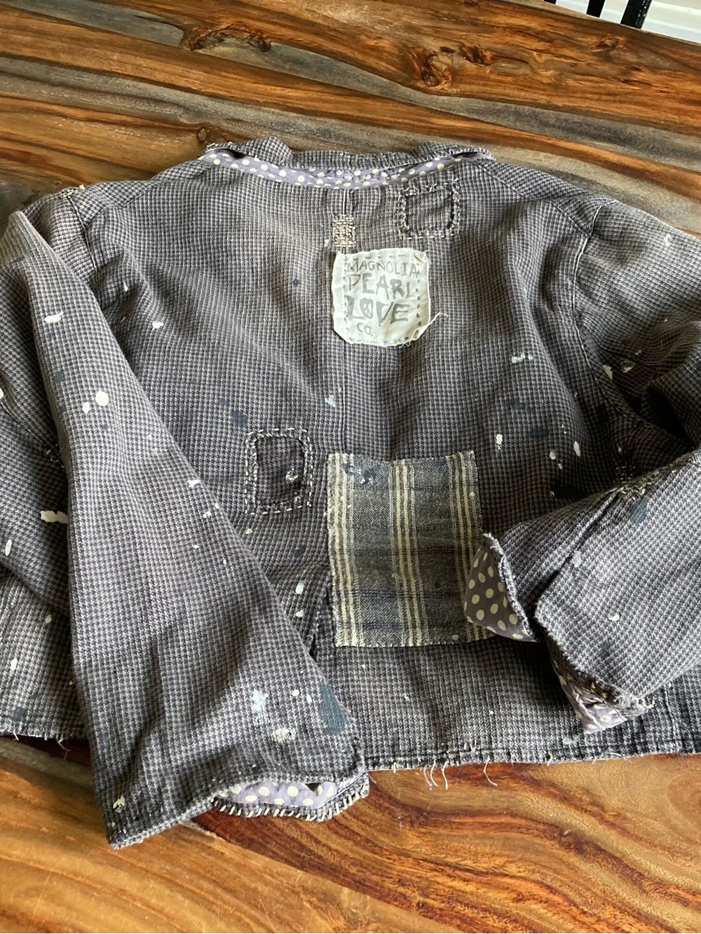 Magnolia Pearl cropped distressed jacket - Picture 5 of 14